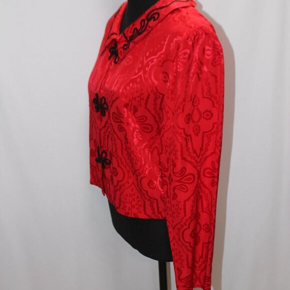 Vintage Jessica Howard Red Petite Short Jacket - Picture 6 of 16